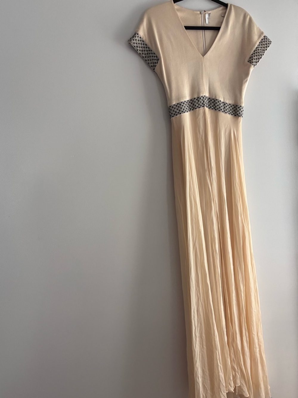 GORGEOUS 100% Silk Couture Vintage Dress